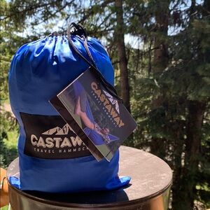 Great Christmas Gift! Castaway Blue Travel Hammock